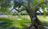 Great Mulberry Tree   28x46   Oil on Canvas   2013   Kettering